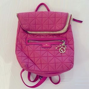 JUICY COUTURE Hot Pink with Gold Detail Purse Backpack
